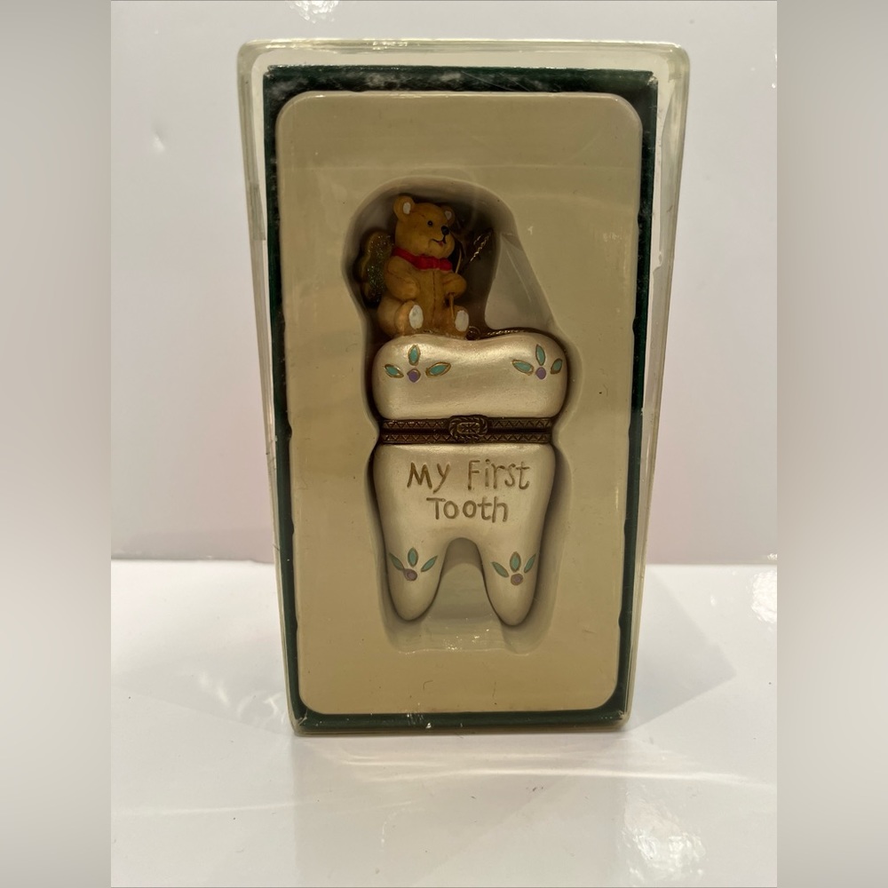 Kurt Adler My First Tooth Keepsake Christmas Ornament Tooth Fairy Bear, Baby Kid